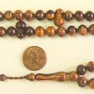 PRAYER BEADS SANDALOUS RESIN OTTOMAN CUT 99 BEADS