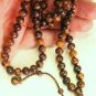 PRAYER BEADS SANDALOUS RESIN OTTOMAN CUT 99 BEADS