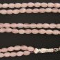 Islamic Prayer Beads 99 ROSE OVAL QUARTZ  & STERLING