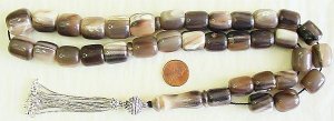 Islamic Prayer Beads :AFRICAN HORN - by Tesbihci