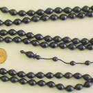 ISLAMIC PRAYER WORRY BEADS 99 BLACK BUFFALO HORN RRRR