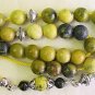 GREEK KOMBOLOI WORRY BEADS YELLOW TURQUOISE &  STERLING