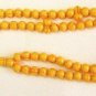 PRAYER BEADS  MARBLED AMBER RESIN OTTOMAN CUT 99 BEADS