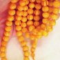 PRAYER BEADS  MARBLED AMBER RESIN OTTOMAN CUT 99 BEADS