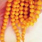 PRAYER BEADS  MARBLED AMBER RESIN OTTOMAN CUT 99 BEADS