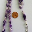 PRAYER BEADS :BANDED AMETHYST QUARTZ-Tesbihci