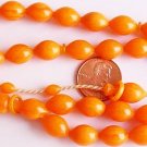 ISLAMIC PRAYER BEADS MARBLED ORANGE TURKISH AMBER