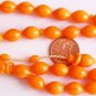 ISLAMIC PRAYER BEADS MARBLED ORANGE TURKISH AMBER