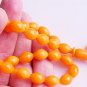 ISLAMIC PRAYER BEADS MARBLED ORANGE TURKISH AMBER