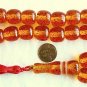 ISLAMIC PRAYER WORRY BEADS RED SPECKLED MISKETA
