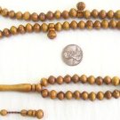 PRAYER BEADS CENTENARY OLIVE 99 BEADS APPRENTICE CARVE