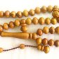 PRAYER BEADS CENTENARY OLIVE 99 BEADS APPRENTICE CARVE
