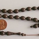 PRAYER WORRY BEADS SUBHA :DARK ZEBRANO 33 BEADS