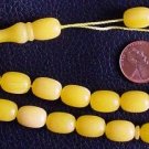 KOMBOLOI VINTAGE AMBER MISKETA WORRY BEADS