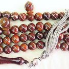 Islamic Prayer Beads 99 KUKA  FINE STERLING STUDDING
