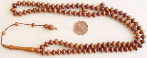 Islamic Prayer Beads PERFECT 99 KUKA by Tesbihci