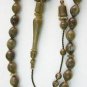 PRAYER BEADS SANDALOUS TURKISH AMBER SUFI STYLE CARVING