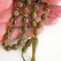 PRAYER BEADS SANDALOUS TURKISH AMBER SUFI STYLE CARVING
