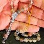 GREEK KOMBOLOI STERLING & RUTILATED QUARTZ  by Tesbihci