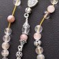 GREEK KOMBOLOI STERLING & RUTILATED QUARTZ  by Tesbihci
