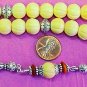GREEK KOMBOLOI STERLING AND ANTIQUE BONE WORRY BEADS
