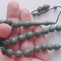 PRAYER BEADS ISLAM MARBLED GREEN GALALITH-Tesbihci