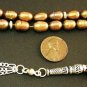PRAYER BEADS KOMBOLOI SUBHA BRONZE COL. PEARLS STERLING