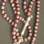 ISLAMIC PRAYER BEADS 99 DUSTY ROSE PEARLS & STERLING