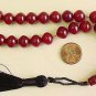 ISLAMIC PRAYER BEADS DARK AMBER SHALGAMY FATURAN