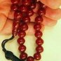 ISLAMIC PRAYER BEADS DARK AMBER SHALGAMY FATURAN