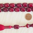 PRAYER WORRY BEADS KOMBOLOI BORDEAUX FATURAN SPECIAL