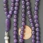 ISLAMIC PRAYER BEADS 99 ROUND AMETHYST & STERLING