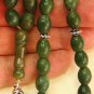 PRAYER WORRY BEADS KOMBOLOI OVAL AFRICAN JADE +STERLING