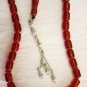 PRAYER BEADS KOMBOLOI COGNAC AMBER SPECIAL CUT