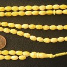 ISLAMIC PRAYER BEADS 99 B. GENUINE YELLOW AMBER + M.O.P