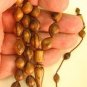 PRAYER BEADS TASBIH SUBHA  LIGHT ZEBRANO SUFI STYLE