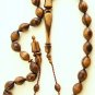 PRAYER BEADS TASBIH SUBHA  LIGHT ZEBRANO SUFI STYLE