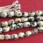 ISLAMIC PRAYER BEADS 99 DALMATIAN JASPER & STERLING