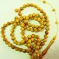 PRAYER BEADS DARK TAGUA NUT VEGETAL SUBSTITUTE TO IVORY