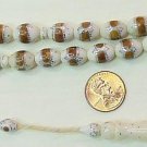 ISLAMIC PRAYER BEADS CAMEL BONE WITH AMBER & STERLING
