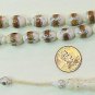 ISLAMIC PRAYER BEADS CAMEL BONE WITH AMBER & STERLING