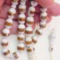 ISLAMIC PRAYER BEADS CAMEL BONE WITH AMBER & STERLING