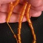 PRAYER BEADS TASBIH KOMBOLOI HONEY AMBER COLOR RESIN