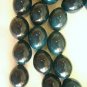 PRAYER BEADS GREEN BLACK MARBLING 33 OLIVE  FATURAN