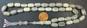 PRAYER BEADS VINTAGE SWIRLING HORN MISKETA KOMBOLOI