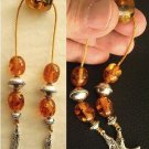 BEGLERI MINI KOMBOLOI AMBER & STERLING -SPECIAL DESIGN