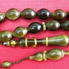 PRAYER BEADS SANDALOUS TURKISH AMBER - SUPERIOR CARVING