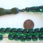 ISLAMIC PRAYER WORRY BEADS TRANSPARENT GREEN SANDALOUS
