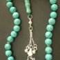 PRAYER BEADS TASBIH SUBHA MATRIX TURQUOISE & STERLING