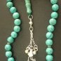 PRAYER BEADS TASBIH SUBHA MATRIX TURQUOISE & STERLING